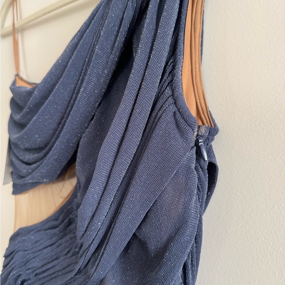 JLUXLABEL MIDNIGHT BLUE AURA SHIMMER MIDI - Picture 5 of 7